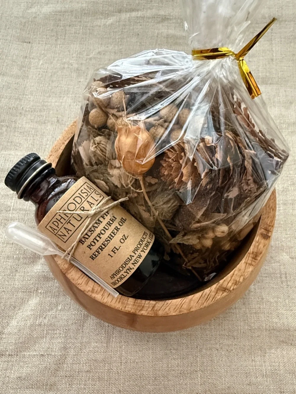Organic Balsam Fir Oil Potpourri Kit